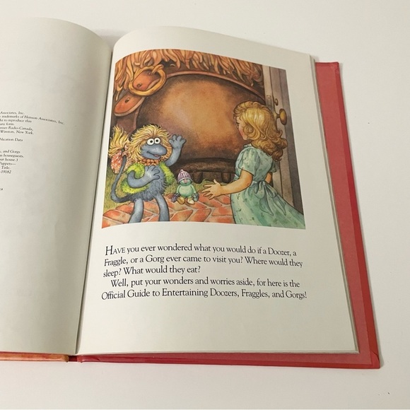 Vintage 1985 First Edition Meet The Fraggles Hardcover Book - Picture 13 of 16
